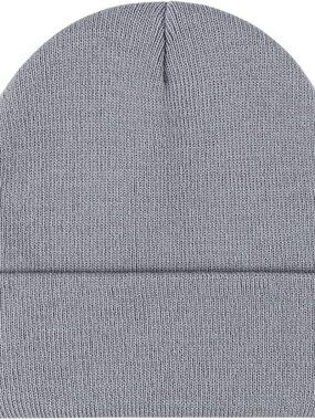 Unisex Teal Warm Thick Knitted Cuffed Beanie Winter Pull-on Classic Skull Cap